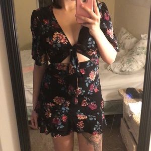 Cotton Candy LA Floral mini dress